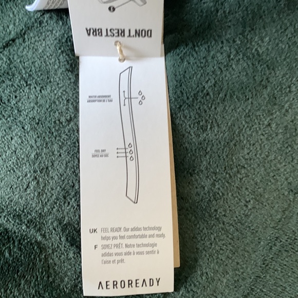 Adidas primeblue bra medium support XS NWT - Picture 11 of 13